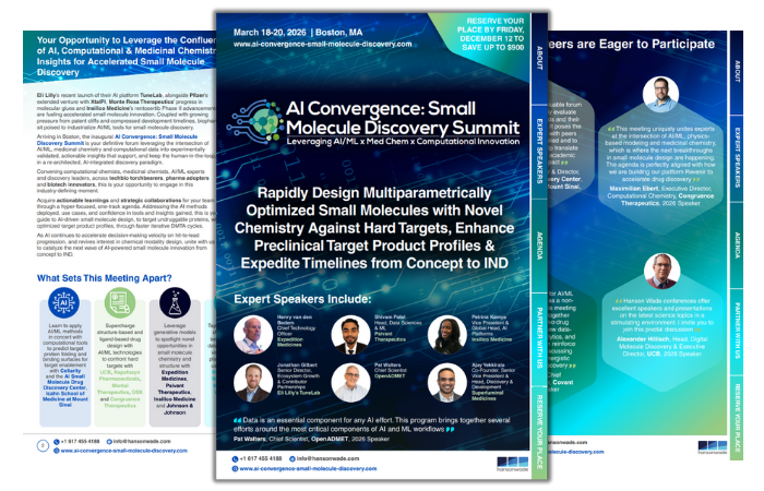 Full Event Guide Image - AI Convergence: Small Molecule Discovery