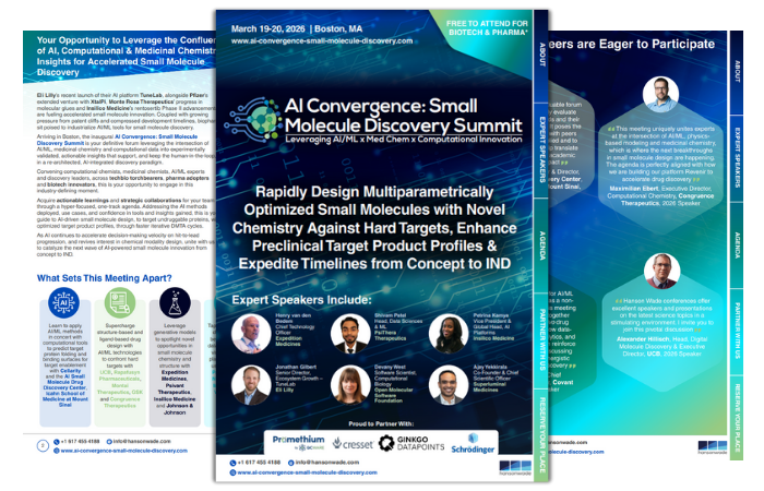 AI Convergence Small Molecule Discovery - Brochure Image