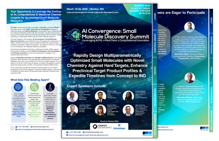Full Event Guide Image - AI Convergence: Small Molecule Discovery EB2